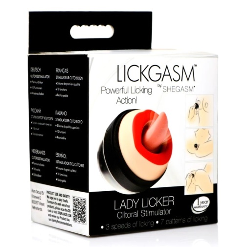 Lickgasm - Lady Licker 陰蒂刺激器 - 黑色 照片