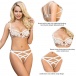 Ohyeah - Embroidery Underwire Set - White - M photo-5
