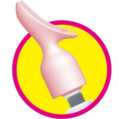 A-One - Fit Cap Brush 按摩器头套 - 粉红色 照片