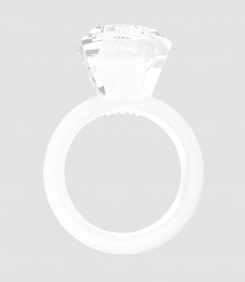 Chisa - Diamond Cock Ring - Clear photo