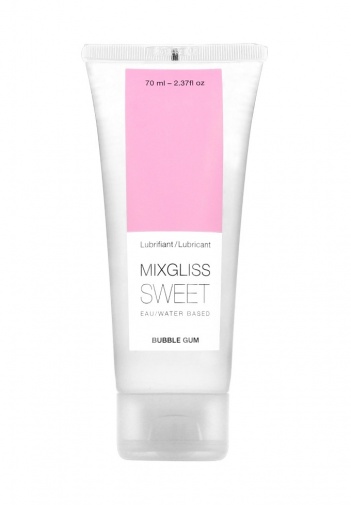 Mixgliss - Sweet 泡泡糖味水性潤滑劑 - 70ml 照片