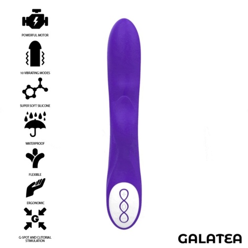 Galatea - Galo 兔子震動棒 - 紫色 照片