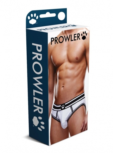 Prowler - 男士露股護襠 - 白色/黑色 - 大碼 照片