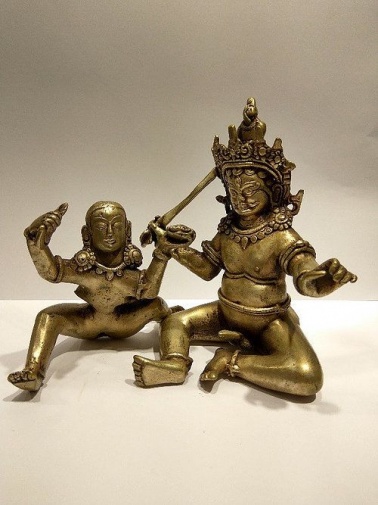 Tantric Deities in Sexual Embrace photo
