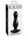 Icicles - 玻璃后庭按摩器71号 - 黑色 照片-4