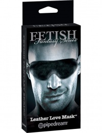 Fetish Fantasy - 皮革眼罩 - 黑色 照片