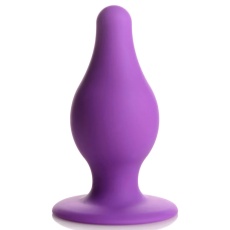 Squeeze-It - Tapered Anal Plug M - Purple photo