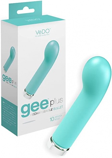 VeDO - Gee Plus 充電式震動子彈 - 藍綠色 照片