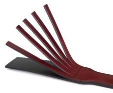 Liebe Seele - Leather Split Paddle - Wine Red photo