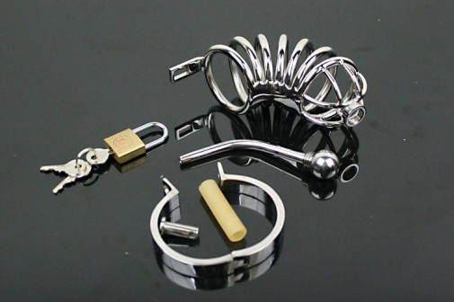 XFBDSM - Male Chastity Device 47.6mm - Stainless Steel photo