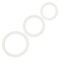 CEN - 3 圏陰莖環 - 白色 照片