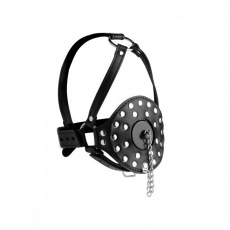 Strict - Open Mouth Head Harness - Black photo