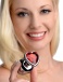 Frisky - Chrome Hearts 3 Piece Anal Plugs with Gem Accents - Red photo-3