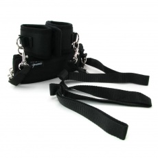 Fetish Fantasy - Collar w Cuffs & Leash - Black photo
