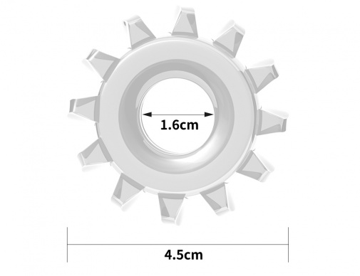 Lovetoy - Power Plus Cockring 4.5cm - Clear photo