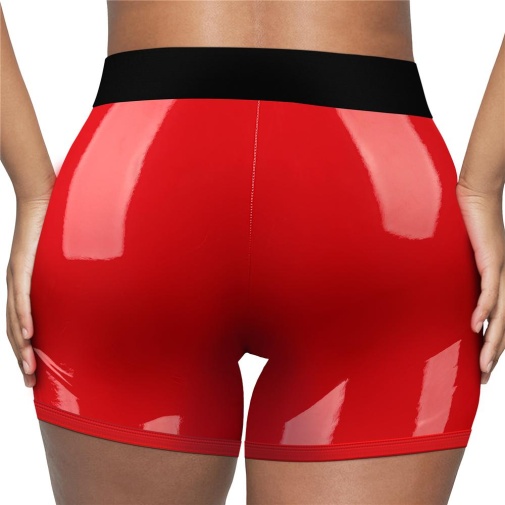 Lovetoy - Chic Strap-On Shorts - Red - S/M photo