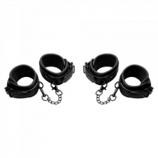 Master Series - Kinky Comfort Cuffs Set - Black photo