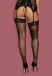 Obsessive - Amallie Stockings - Black - L/XL photo-6