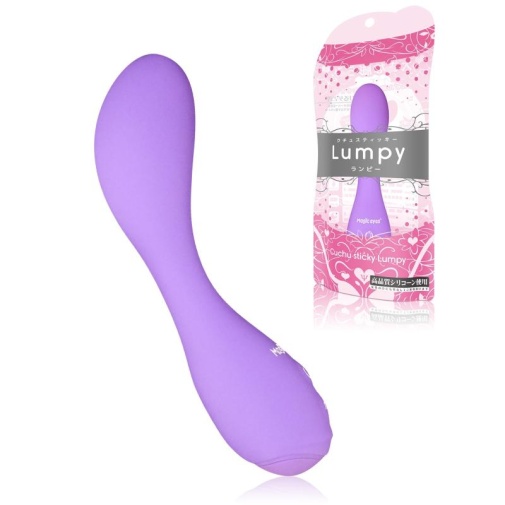 Magic Eyes - Lumpy G-Spot Vibrator - Purple photo