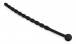 Sinner Gear - Ribbed Silicone Dilator - Black photo-3