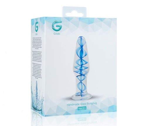 Gildo - Glass Buttplug No.23 - Blue photo