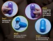 Aphrodisia - Dainty Sparkle 10 Mode Vibration Bullet Vibrator - Purple photo-16