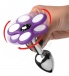 Frisky - Light Up Fidget Spinner Anal Plug - Purple photo-4