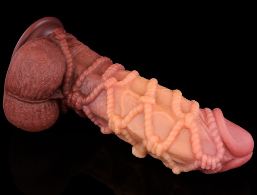 Lovetoy - 10.5" Dual Layered Cock w Rope photo