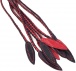 Liebe Seele - Leather Nine Tails Flogger - Wine Red photo-2