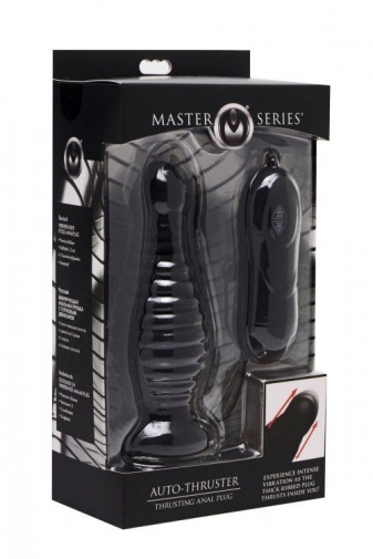  Master Series - 自动推进器后庭塞 - 黑色 照片