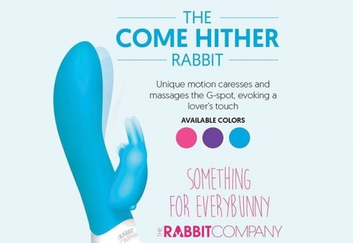 TRC - Come Hither Rabbit G点按摩棒 - 蓝色 连摆动功能 照片