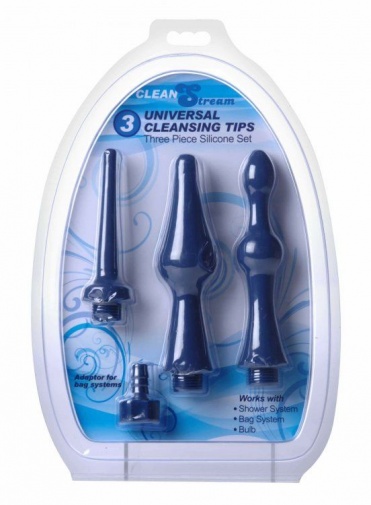 CleanStream - 灌肠配件套装 3件装 - 蓝色 照片