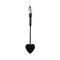 Rouge - Leather Mini Heart Paddle  - Black 照片