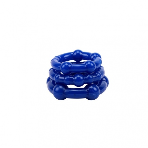 Chisa - 串珠陰莖環 - 藍色 照片