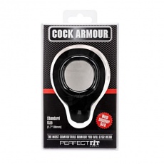 Perfect Fit - Cock Armour 阴茎环 标准码 - 黑色 照片