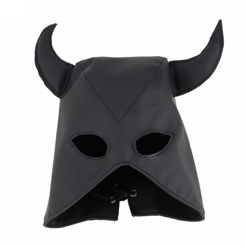 MT - 公牛头角面罩 - 黑色 照片