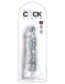 King Cock - 8" Realistic Cock - Clear photo-6