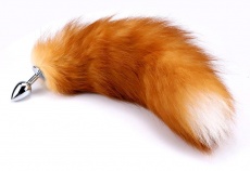 MT - Anal Plug M-size with Fox fur tail photo