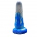FAAK - Rhino Horn Anal Plug - White/Blue photo-10