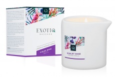 Exotiq - 紫罗兰玫瑰味按摩蜡烛 - 200g 照片