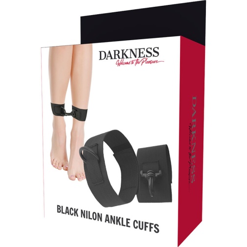 Darkness - Nilon Ankle Cuffs - Black photo