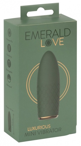 Emerald Love - 奢华迷你震动器 - 绿色 照片