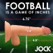 Jock - 6.75" Football Frank Dildo w Balls - Flesh photo-10