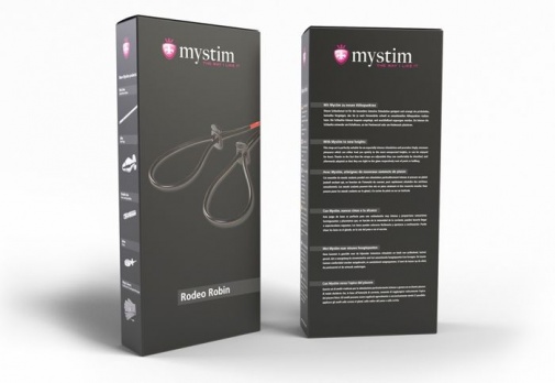 Mystim - Rodeo Robin 导电阴茎锁 - 黑色 照片