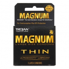 Trojan - Magnum 62/55mm 超薄大码乳胶安全套 3片装 照片