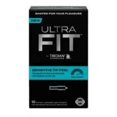 Trojan - Ultra Fit Sensitive Tip Feel 10's Pack photo