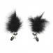 Ohyeah - Feather Nipple Clips - Black photo
