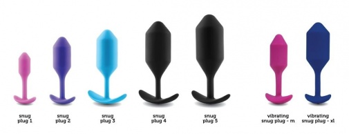 B-Vibe - Vibrating Snug Plug 4 - Black photo