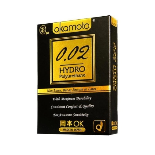 Okamoto - 0.02 水性聚氨酯 安全套 3 片装 照片