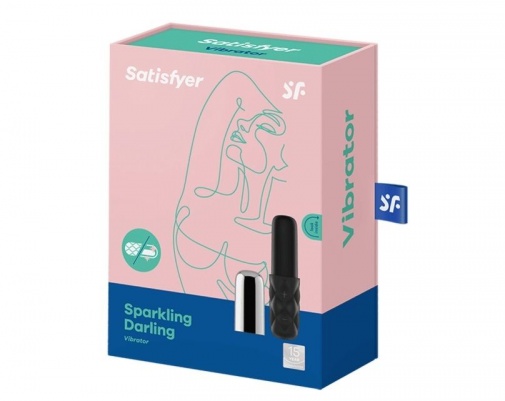 Satisfyer - Mini Sparkling Darling 震動器 - 鋼色 照片